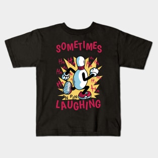 Funny Bowling Lover Gift Idea Kids T-Shirt